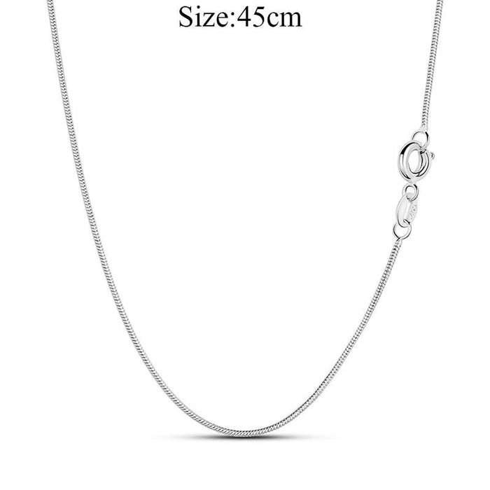 925 Silver O Pendant Necklace - Customizable Minimalist Jewelry for Her