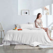 001 / Flat Bed Sheet / Queen
