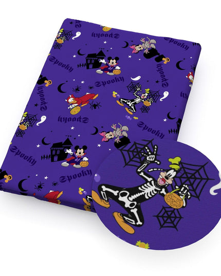 Magical Mickey Mouse Halloween Crafting Leatherette Kit - Create Whimsical DIY Wonders