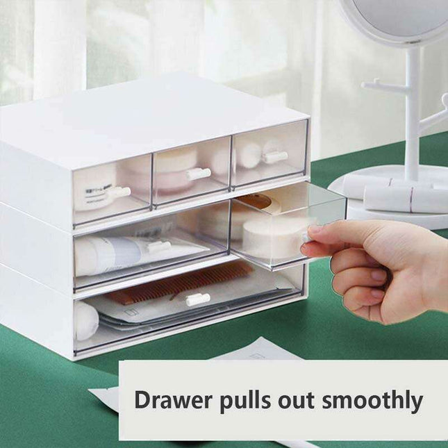 Sleek Stackable White Plastic Desk Organizer for Ultimate Workspace Efficiency
