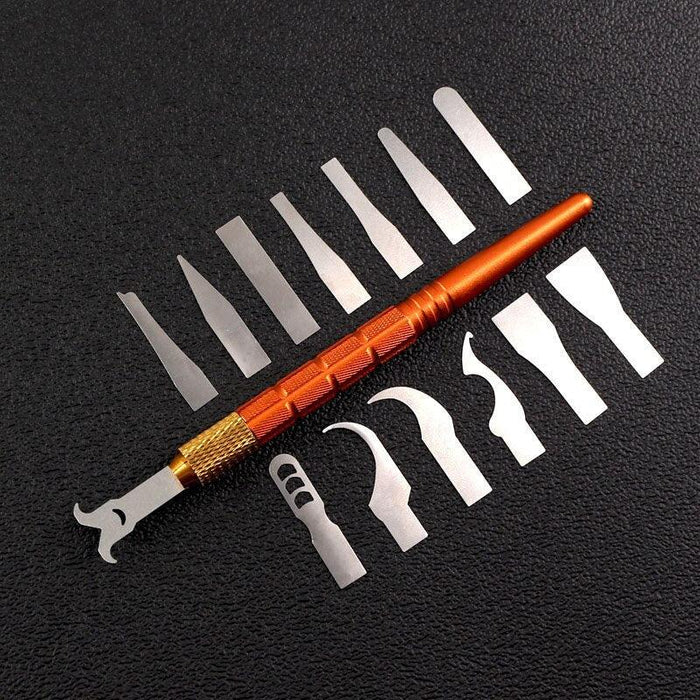 Advanced Precision Blade Tool Set for IC Chip Repair - Ideal for Mobile Phones, Computers, and Motherboards