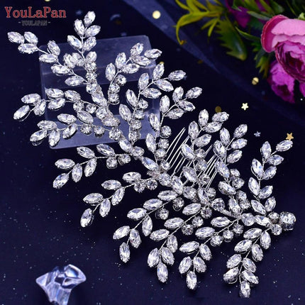 Glistening Rhinestone Bridal Hair Vine - Elegant Wedding Accessory