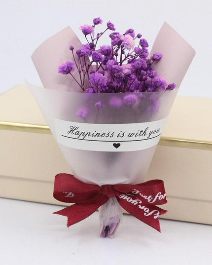 Delicate Preserved Baby's Breath Posy | Elegant Home Decor Accent