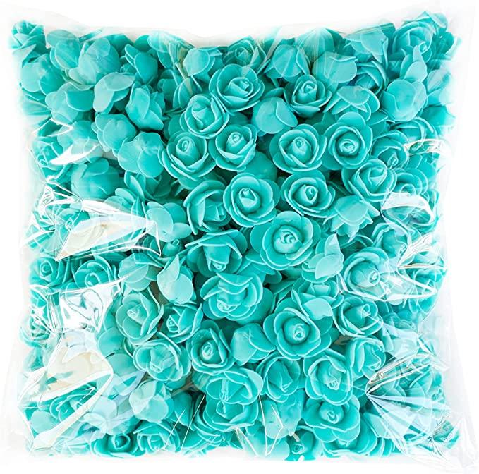 100 Mini Foam Roses Set: Perfect for DIY Floral Arrangements