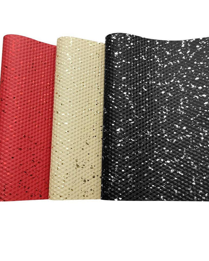 Luxe Diamond Pattern Extra-Large Faux Leather Craft Sheet - 0.8MM Thickness