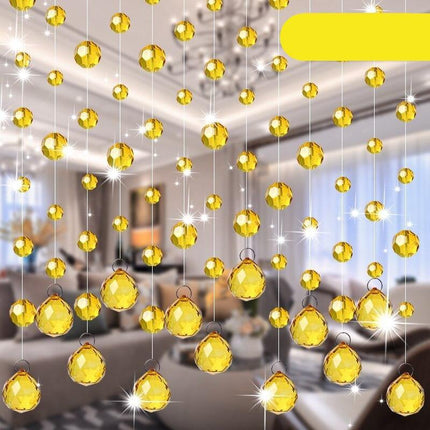 Elegant Crystal Beaded Room Divider Curtain for Luxurious Home Aesthetics