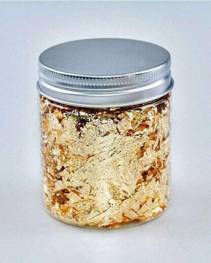 Gilded Creativity: Premium Gold Leaf Flakes Art Kit for Stunning Projects