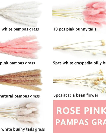 Enchanting Dried Flower Bouquet for Bohemian Wedding Decoration