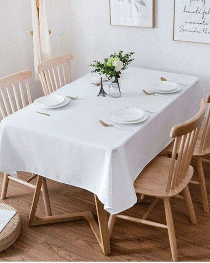 Sophisticated Adjustable White Table Cover for Every Event