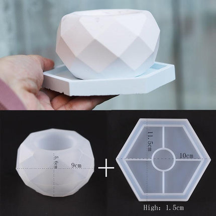 Round Silicone Molds for Creative Candle Jars and Stylish Plant Pots: Elevate Your Home Decor Projects