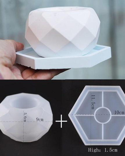 Round Silicone Molds for Creative Candle Jars and Stylish Plant Pots: Elevate Your Home Decor Projects