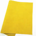 Chunky Yellow Glitter Leopard Suede Crafting Sheets - DIY Crafters' Delight
