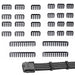 24-Piece Acrylic Cable Comb Set for Organizing 3.0-3.6mm PSU Power Cables