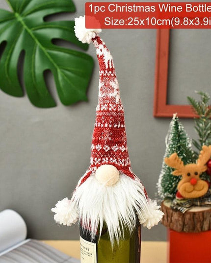 Holiday Cheer Wine Bottle Dress: Celebrate in Festive Elegance