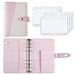 Deluxe A6 Budget Planner Notebook with Interchangeable Sheets and Stylish Zip Pockets