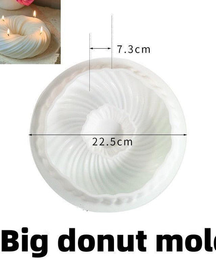Versatile Circular Silicone Mold for DIY Candles and Treats