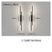 Sleek Modern LED Wall Sconce with Long Strip Design for Bedroom, Living Room, and Hallway
