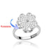 Lucky Charm Stainless Steel Clover Rings - Style with a Touch of Fortune