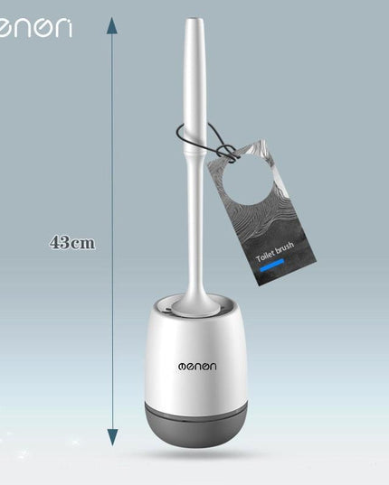Premium Silicone Toilet Brush Set with Quick-Dry Technology and Adaptable Installation Choices
