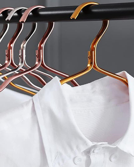 Luxury Aluminum Alloy Closet Hangers - Set of 10