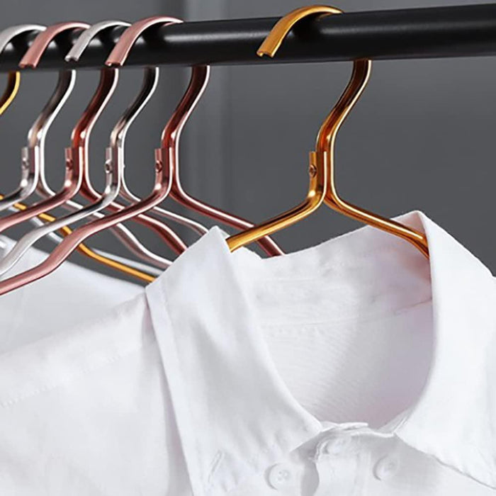 Luxury Aluminum Alloy Closet Hangers - Set of 10