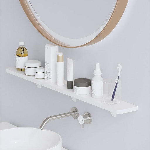Versatile Wall-Mounted Bathroom Storage Rack with Punch-Free Installation