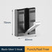 Modern Electroplated Aluminum Wall Hook Set - Elegant Storage Solution