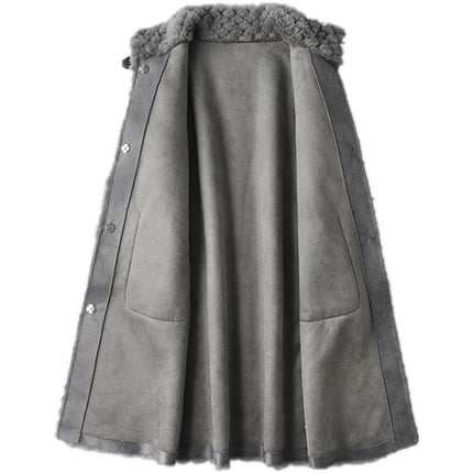 Luxurious Women's Wool Fur Overcoat: The Ultimate Blend of Style and Warmth