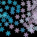 300/600pcs 2cm Christmas Snowflakes Confetti Xmas Tree Ornaments Christmas Decorations for Home Winter Party Cake Decor Supplies-0-Très Elite-laser white-300pcs-Très Elite