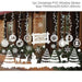 Festive Holiday Celebration Sticker Set: Christmas & New Year Wall and Window Decor