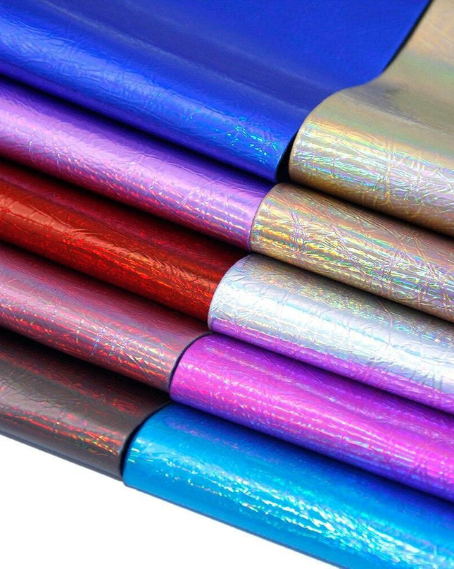 Glistening Creativity: Transform Your Projects with Burst Crack Faux Leather Sheets