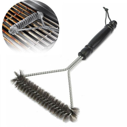 Ultimate Stainless Steel Grill Cleaning Brush - Essential BBQ Tool for Spotless Grates