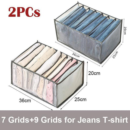 Nylon Closet Organization System with Enhanced Storage and Ventilation