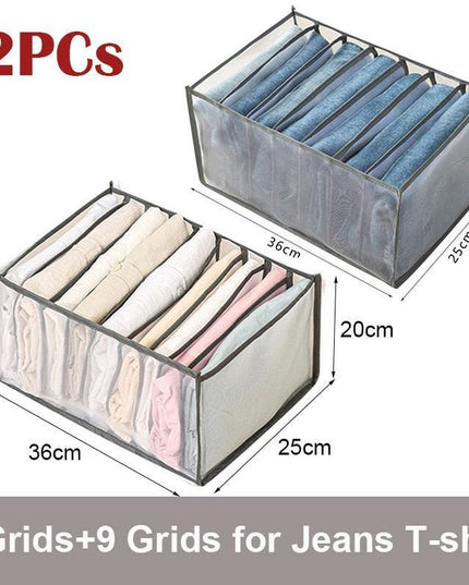 Nylon Closet Organization System with Enhanced Storage and Ventilation