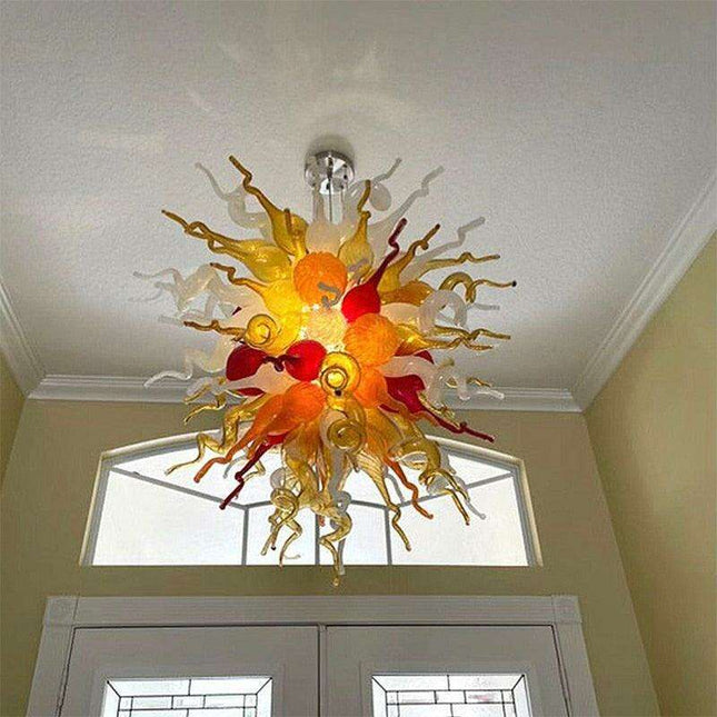 Customizable Elegant Glass Chandelier | Handcrafted Design | Unique Lighting Fixture