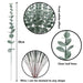 Elegant Artificial Eucalyptus Floral Stems for Decor