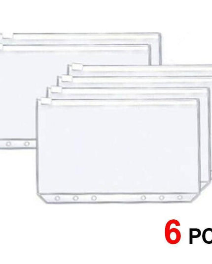 Chic A6 Budget Planner with Stylish Zip Pockets for Effortless Financial Management 📔🔖