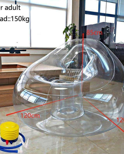 Luxury Portable Inflatable Sofa Bed with Integrated Headrest and Ergonomic Design