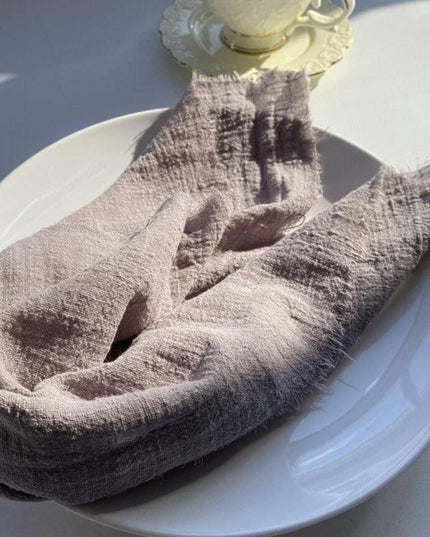 Elegant Holiday Linen Blend Napkins - 50 Pack for Festive Gatherings