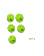 5pcs round green