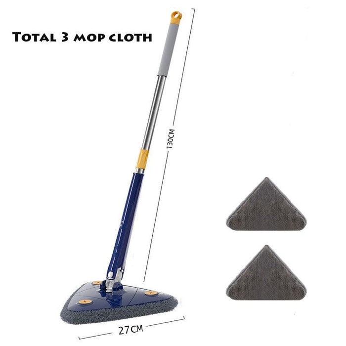 Effortless 360 Degree Telescopic Cleaning Mop for Tiles, Walls, and Ceilings