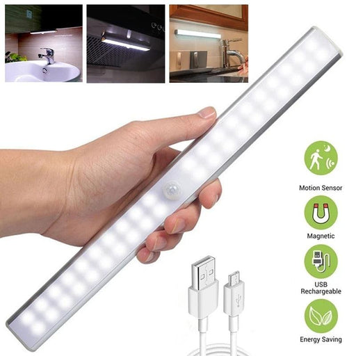 Motion Activated LED Magnetic Under Cabinet Night Light
