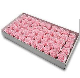 Blossoming Rose Soap Flower Collection - 50 Piece Set for Elegant Decor and Special Occasions
