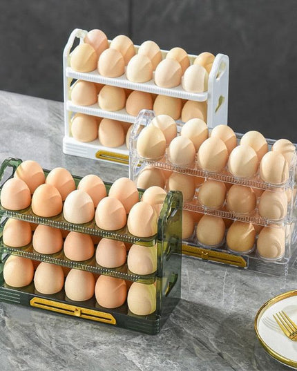 Fresh Egg Keeper with Stackable Organizer Tray