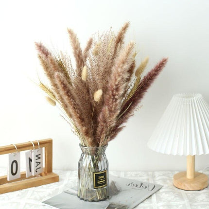Elegant Dried Pampas Grass Bouquet - Timeless Natural Floral Arrangement for Home and Celebrations