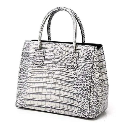 Exquisite Alligator Pattern Leather Tote for Elegant Women
