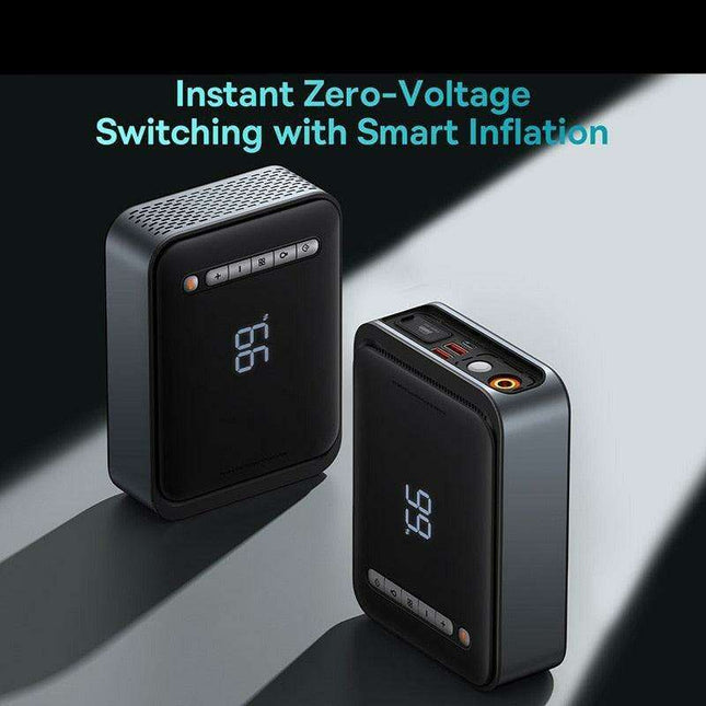 Emergency Power Buddy: Dual Function Car Jump Starter and Air Compressor