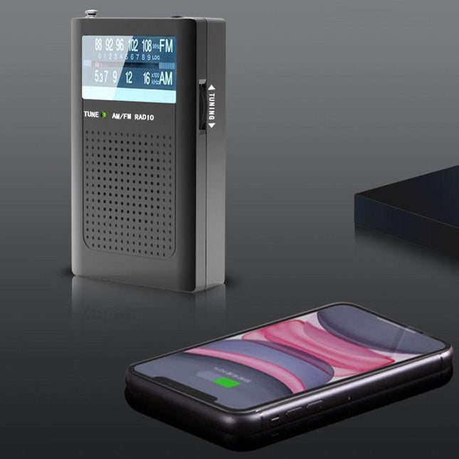 Seniors' Premium Sound AM/FM Radio with Headphone Connectivity