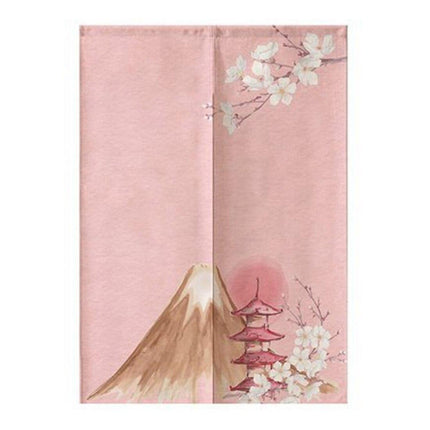 Serene Japanese Sky Half-Curtain: A Touch of Elegance and Cultural Charm..