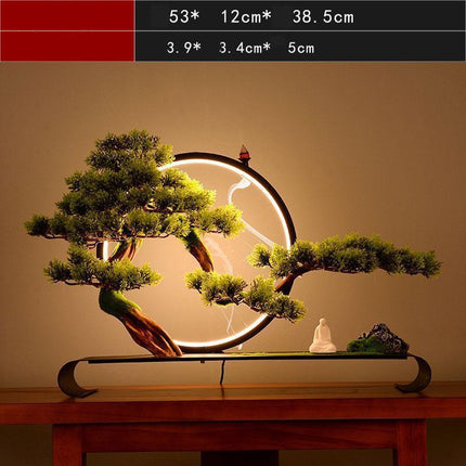 Serene LED Forest Waterfall Incense Burner Set